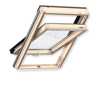 Купить Мансардное окно VELUX Комфорт плюс GLL MK10 1061B 78х160см ручка снизу / двухкамерный энергоэффективный стеклопакет - изображение 1